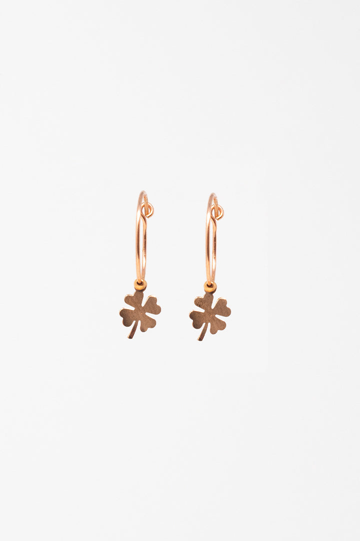 #anelle #argento #rosegold #charmes #ciondolo #quadrifoglio #orecchino