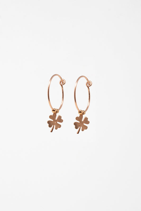 #anelle #argento #rosegold #charmes #ciondolo #quadrifoglio #orecchino