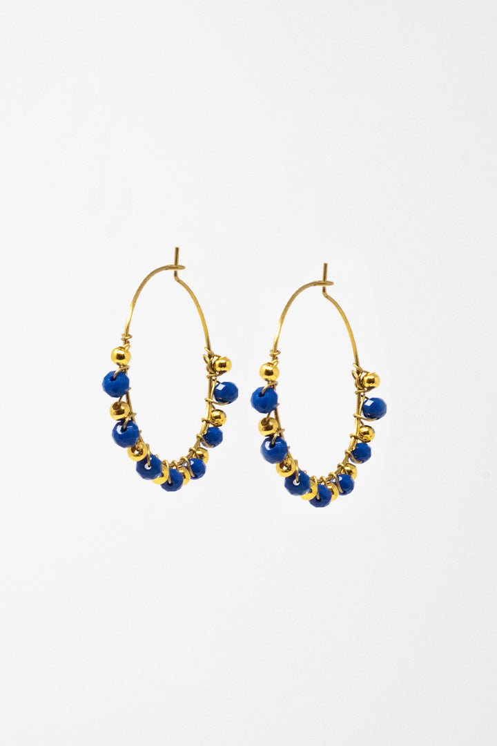 #anelle #bijoux #cristalli #blu #orecchino #regalodonna #gioiello #jewelery
