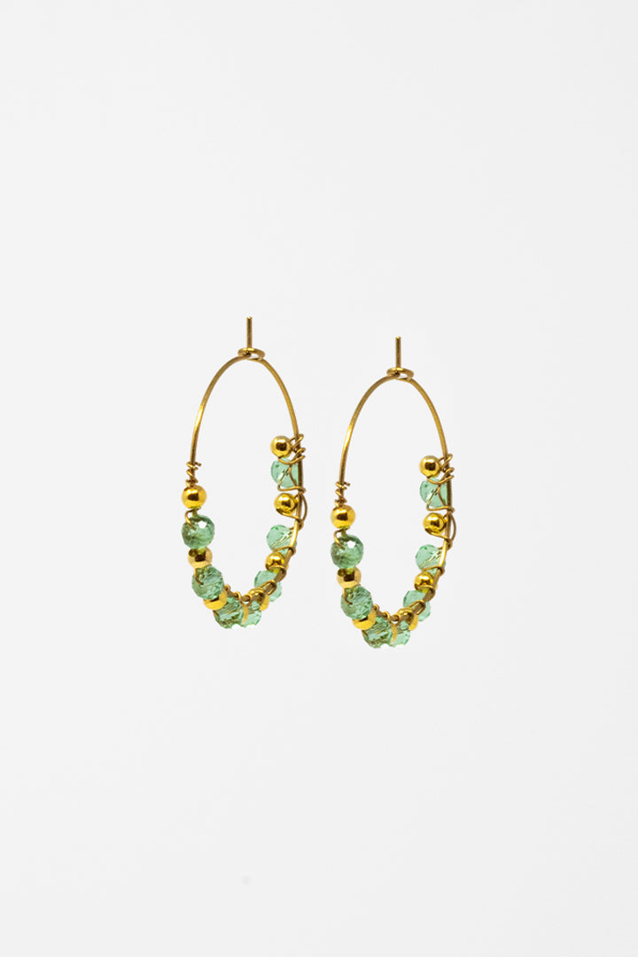 #anelle #bijoux #cristalli #verdi #orecchino #regalodonna #gioiello #jewelery
